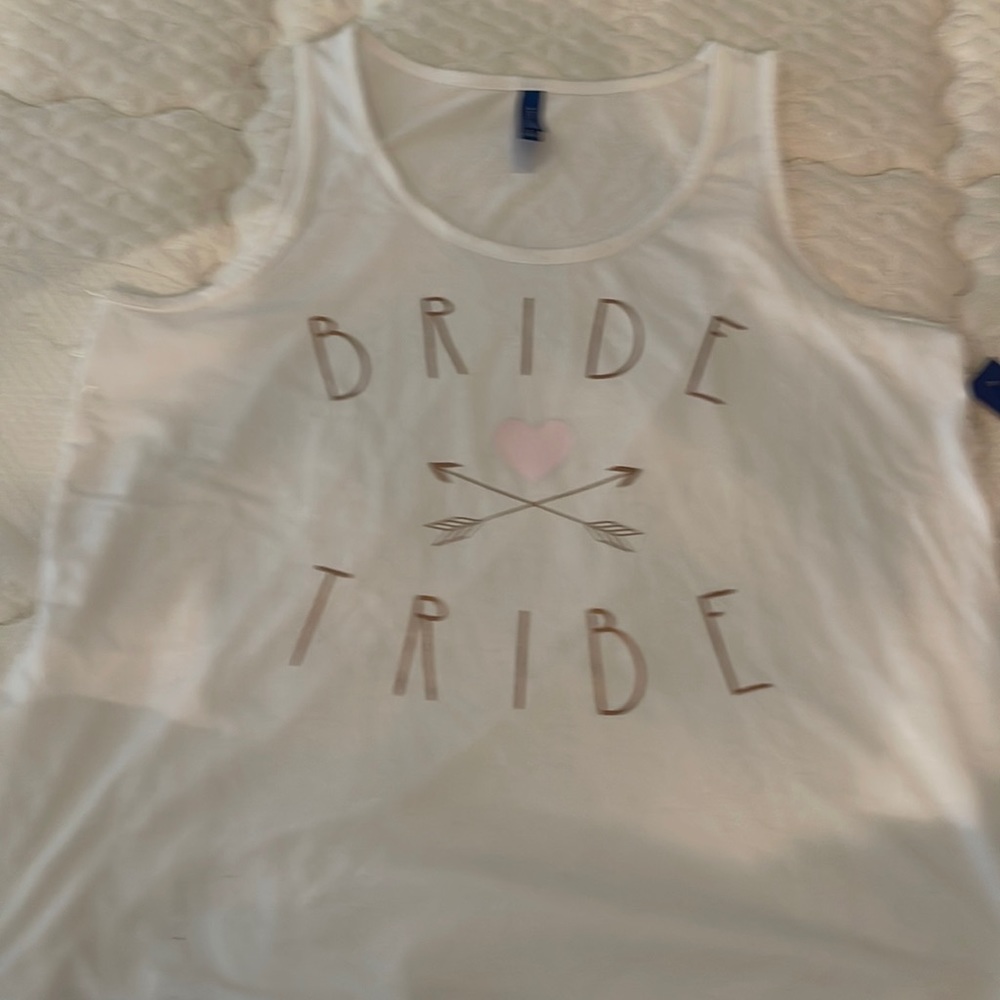 Tribe’ bridal party pajama set with an arrow.